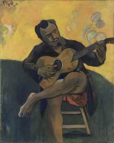 The Guitar Player Paul Gauguin